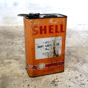 SHELL ビンテージ オイル缶
