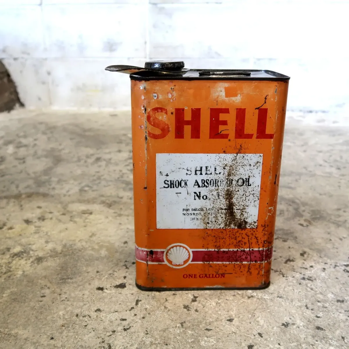SHELL ビンテージ オイル缶