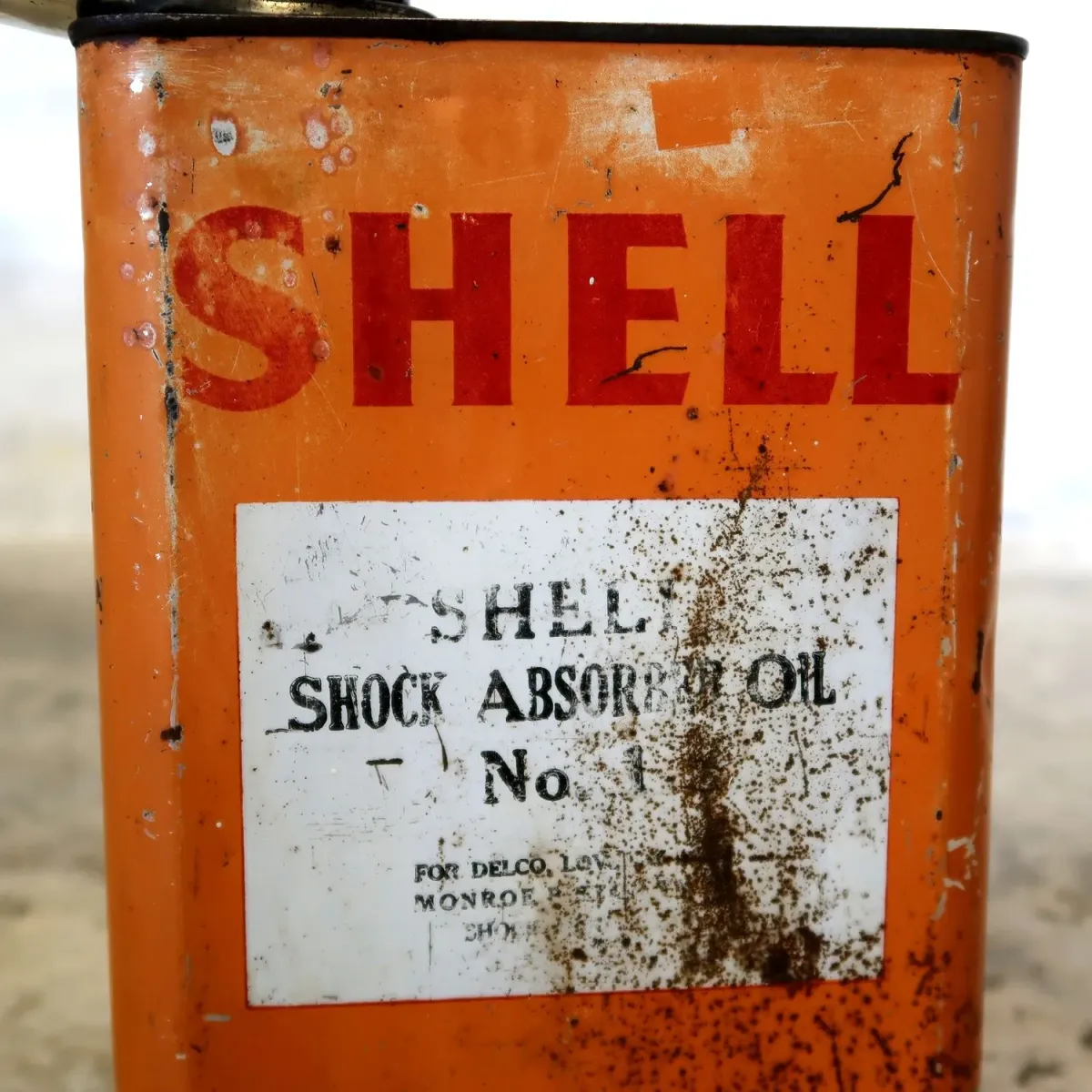 SHELL ビンテージ オイル缶