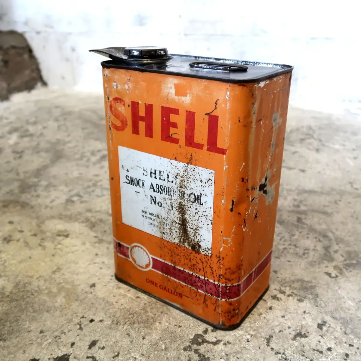 SHELL ビンテージ オイル缶