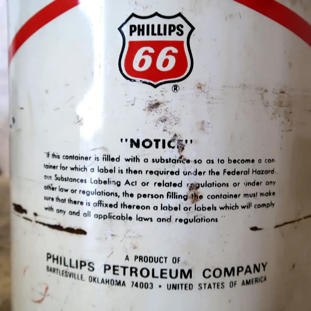 PHILLIPS66 ビンテージ オイル缶