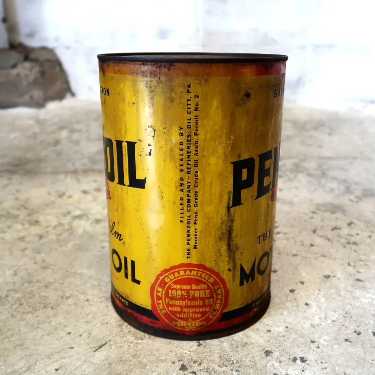 PENNZOIL ビンテージ オイル缶