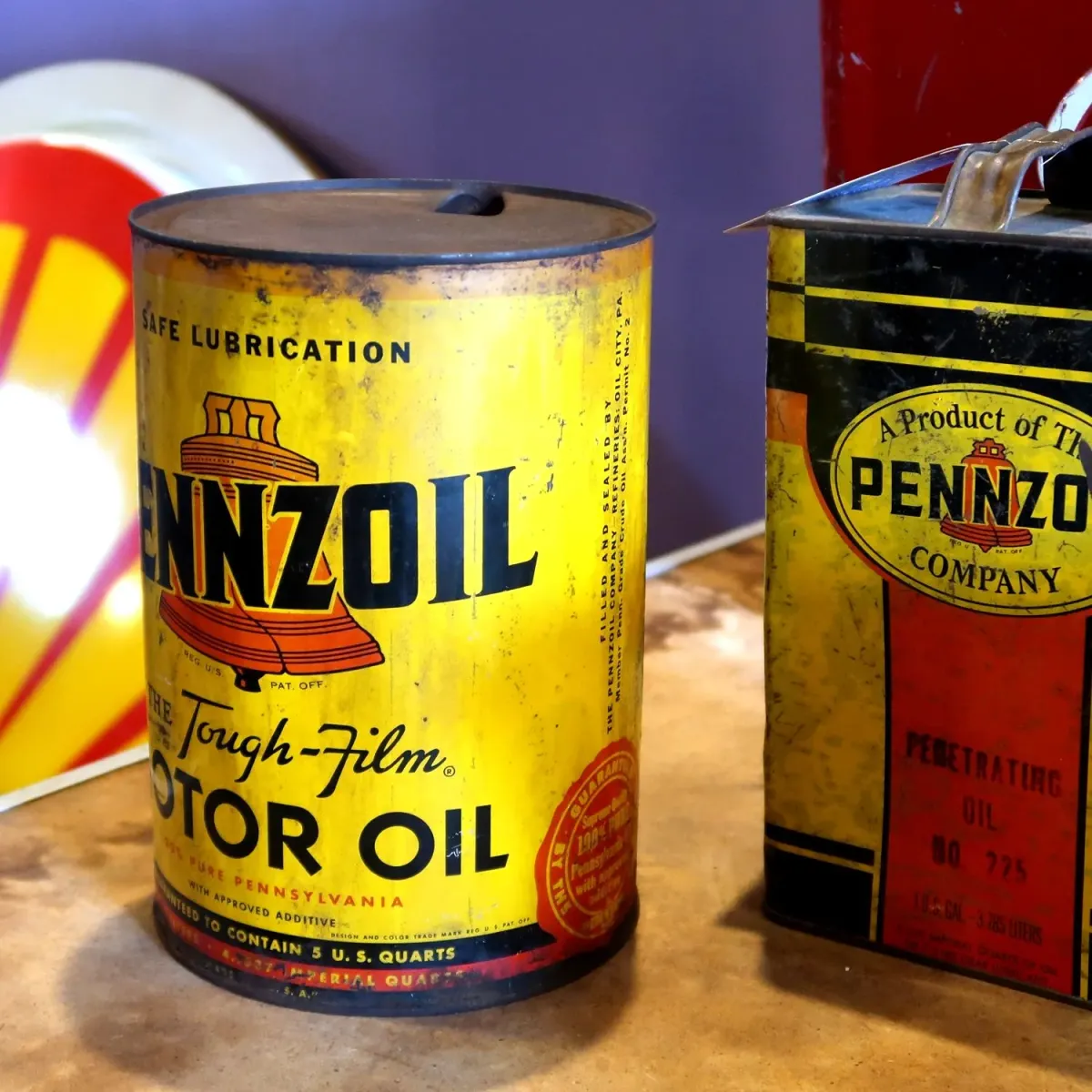 PENNZOIL ビンテージ オイル缶