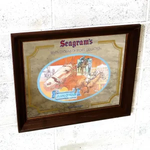 Seagram's ビンテージ パブミラー