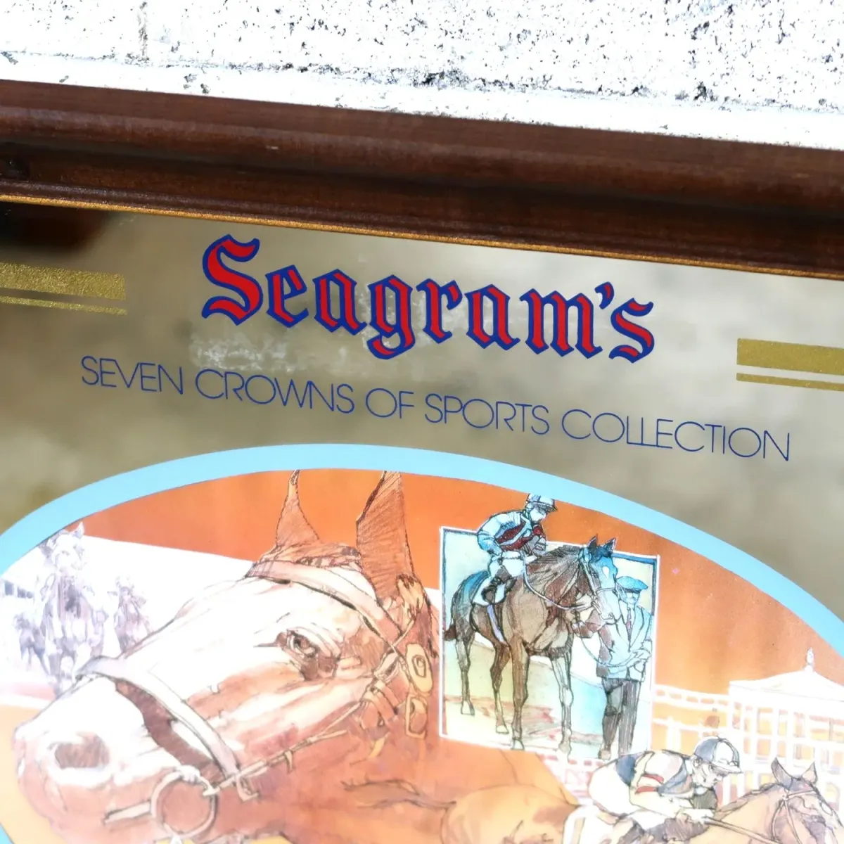 Seagram's ビンテージ パブミラー
