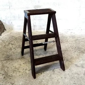 ビンテージ ウッドステップラダー