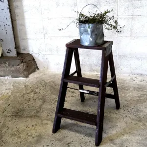 ビンテージ ウッドステップラダー