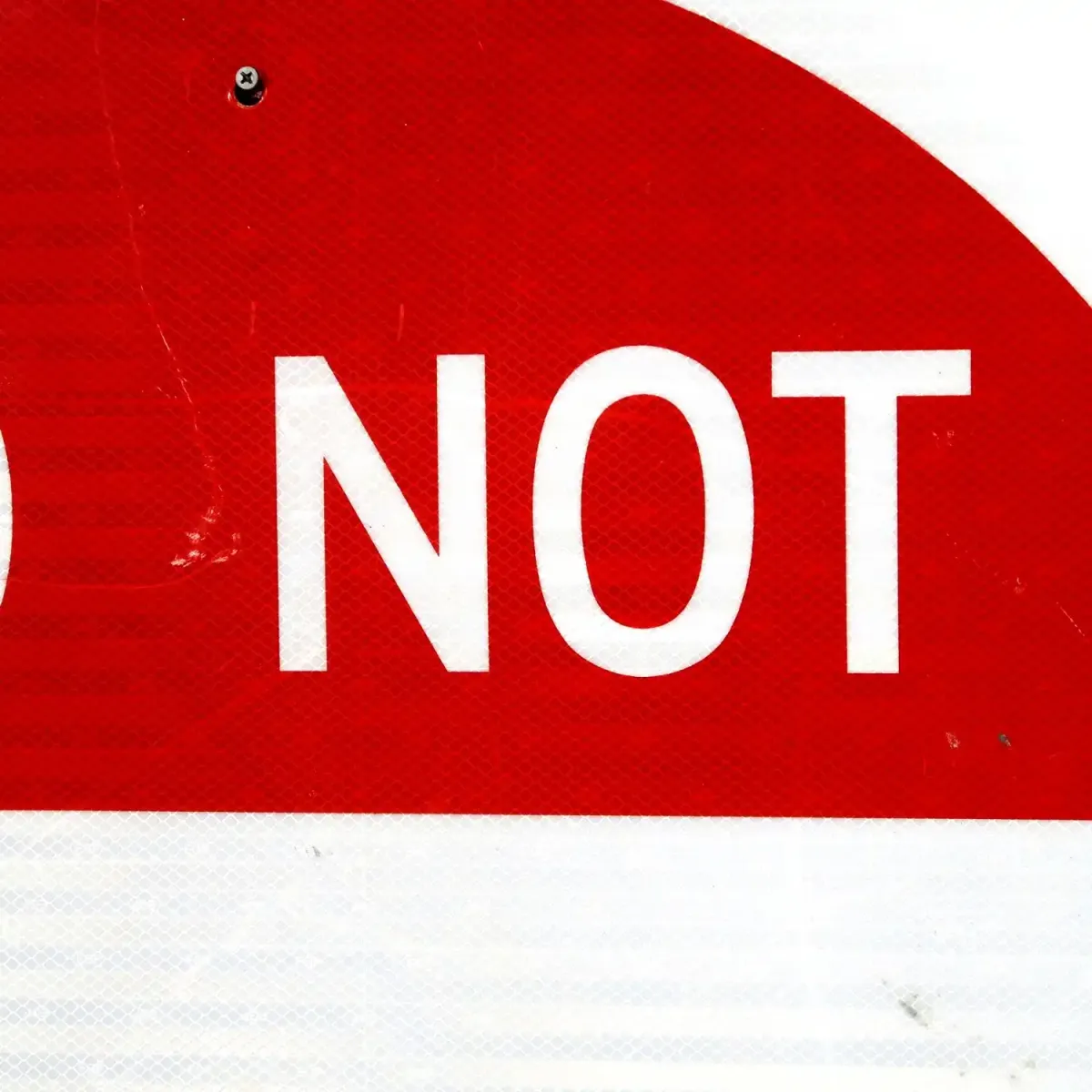 DO NOT ENTER 大型ロードサイン