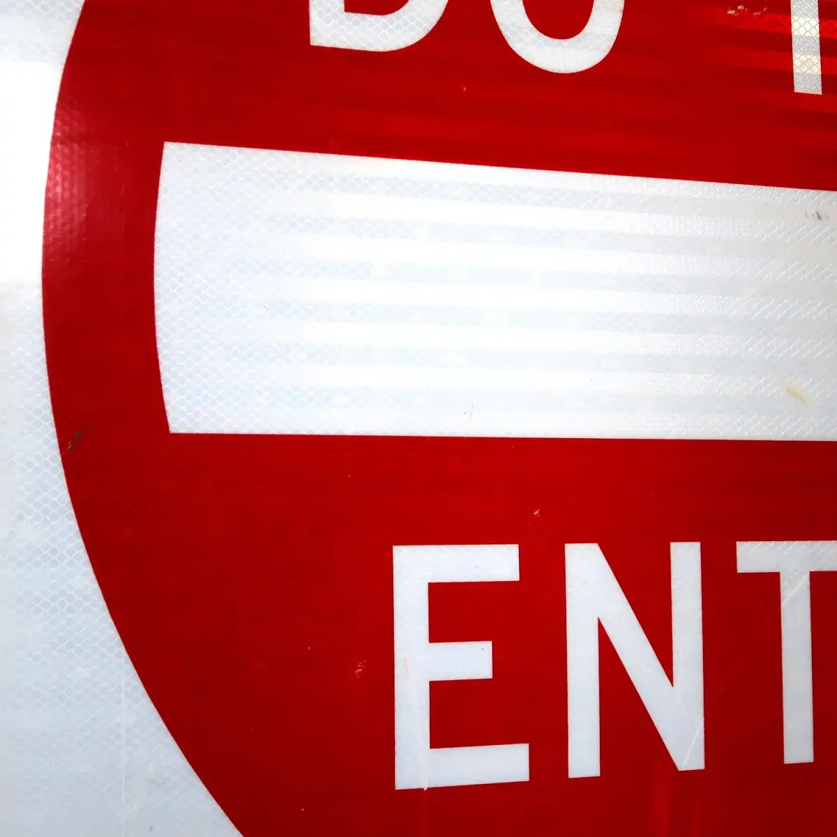DO NOT ENTER 大型ロードサイン
