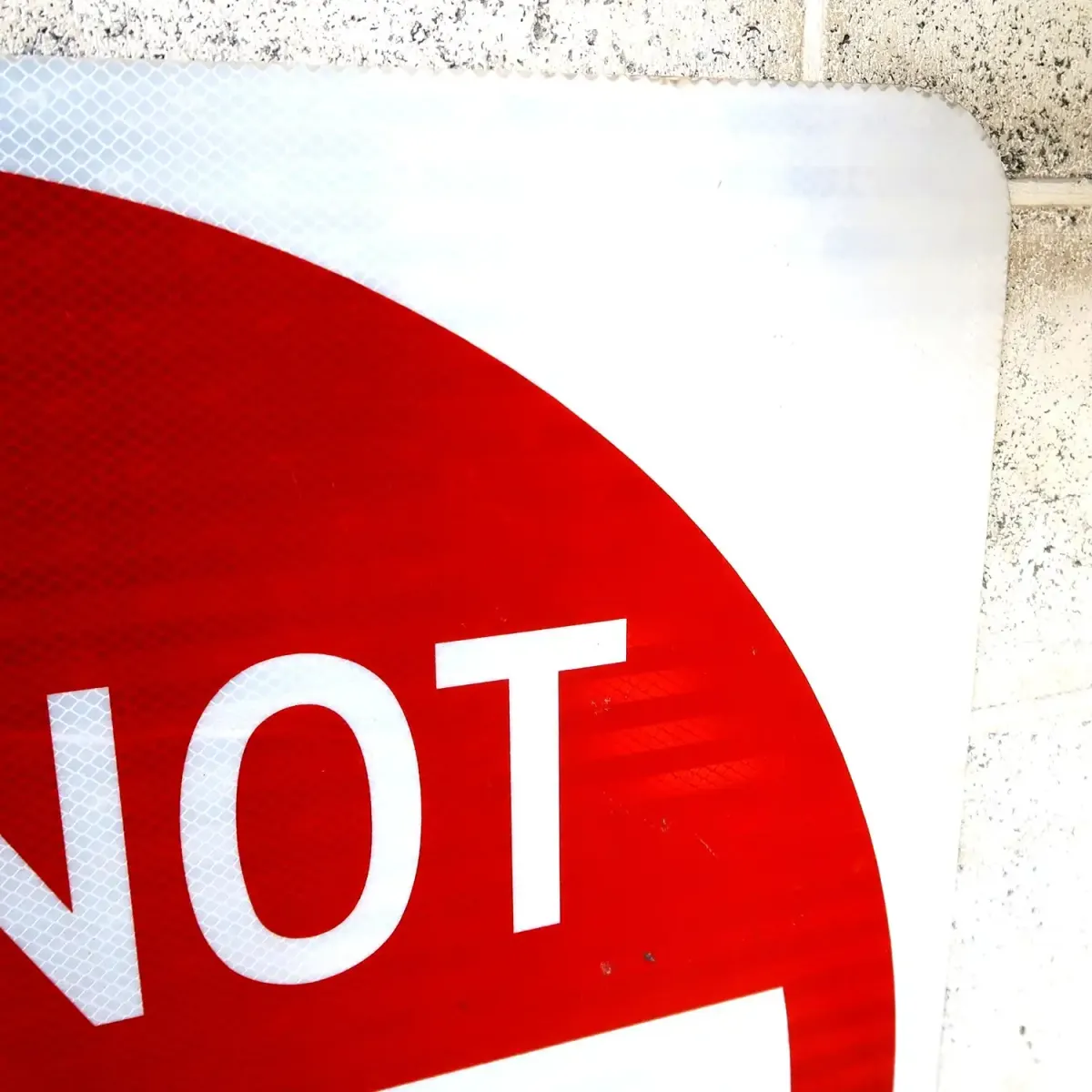 DO NOT ENTER 大型ロードサイン