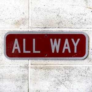 ALL WAY ロードサイン