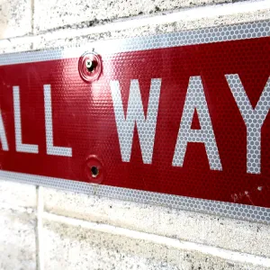 ALL WAY ロードサイン
