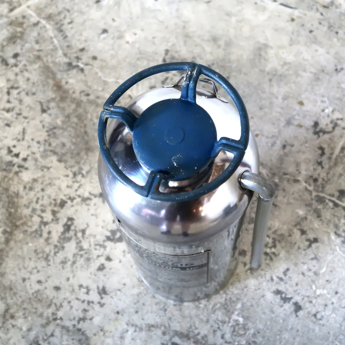 ビンテージ 消火器 クロムメッキ