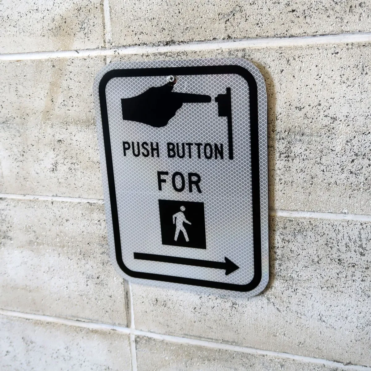PUSH BUTTON ロードサイン