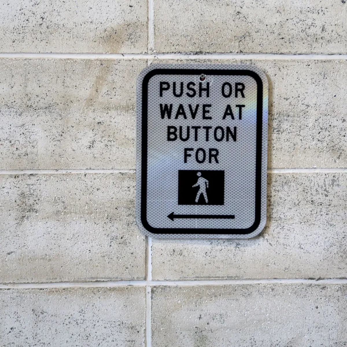 PUSH BUTTON ロードサイン