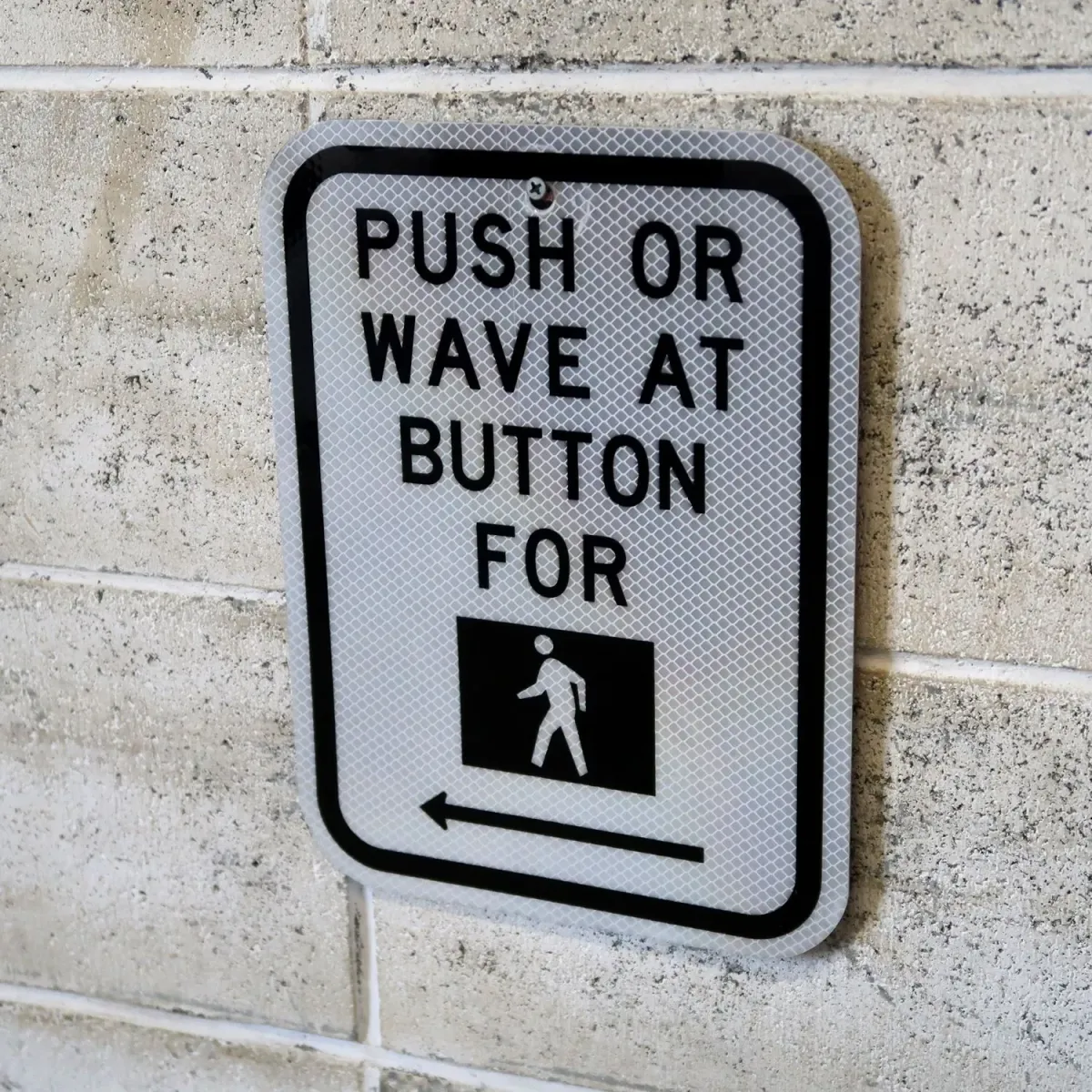 PUSH BUTTON ロードサイン