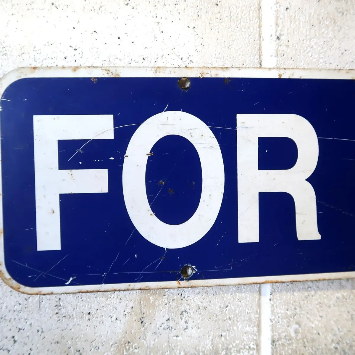FOR LEASE メタルサイン