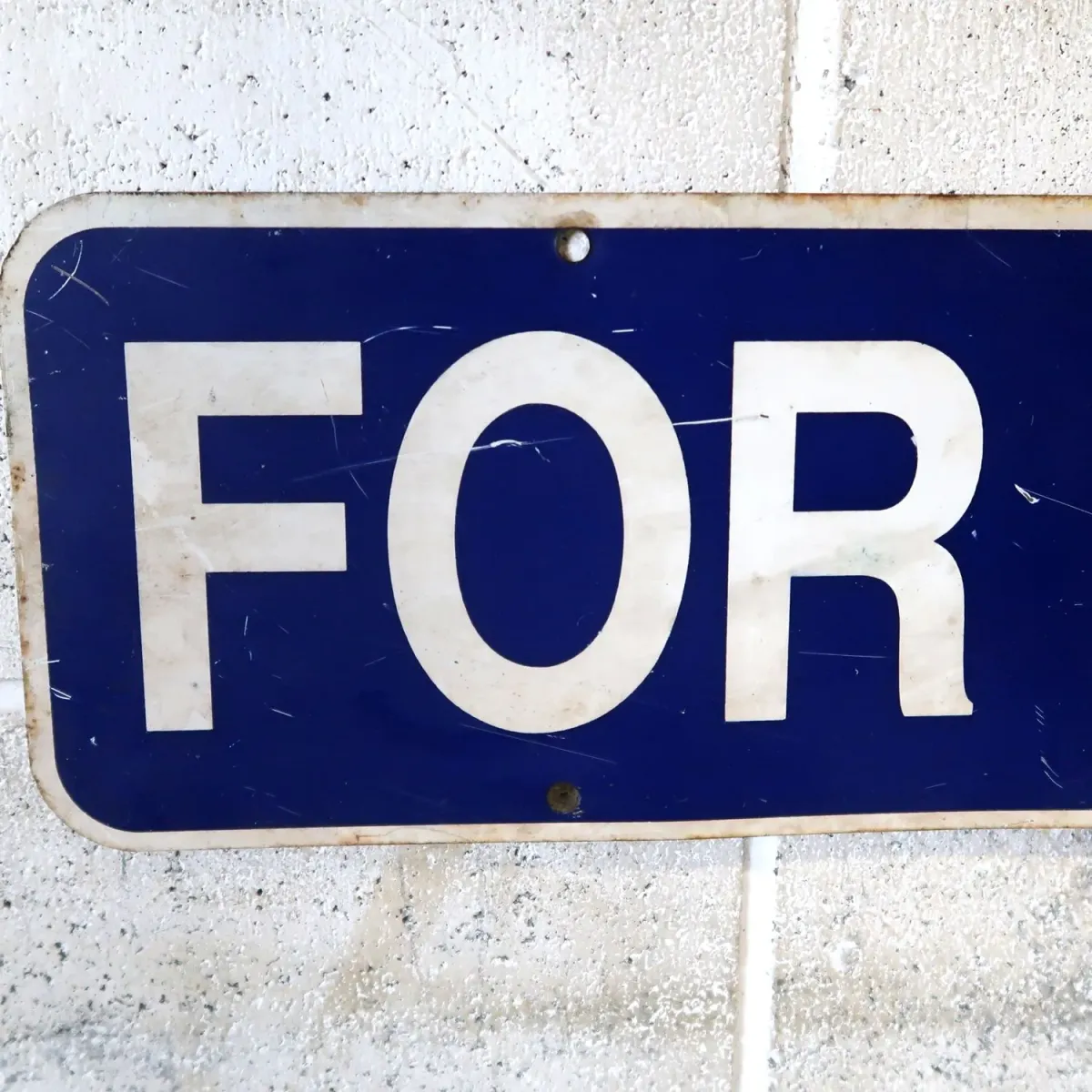 FOR LEASE メタルサイン