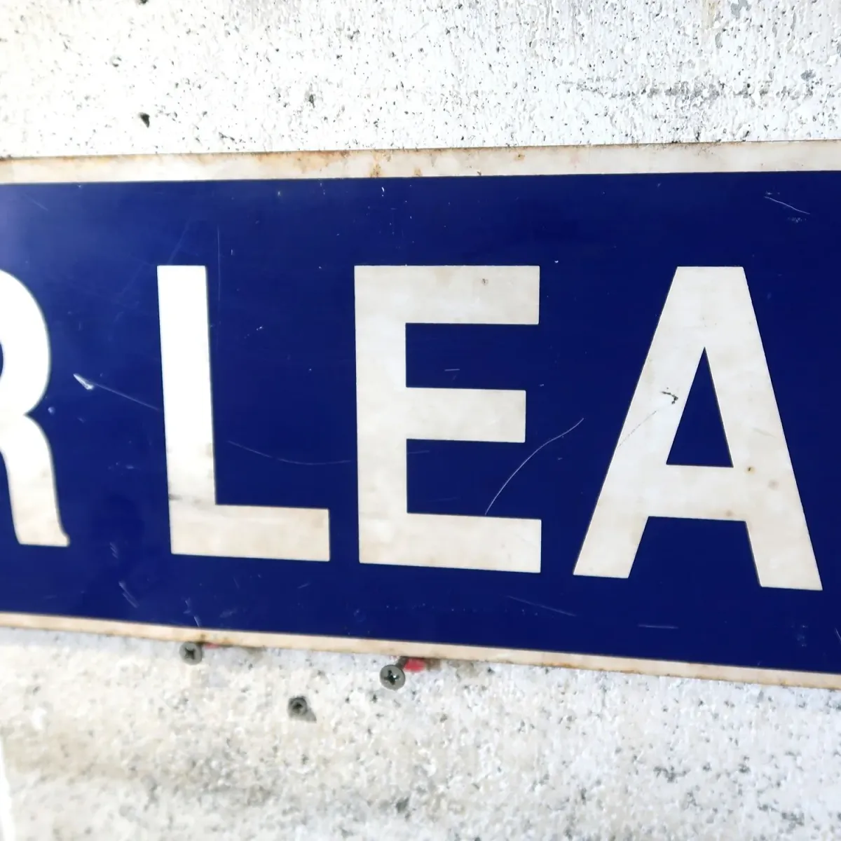 FOR LEASE メタルサイン