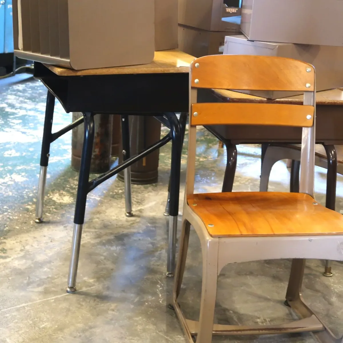 AMERICAN SEATING社 ビンテージ スクールチェア