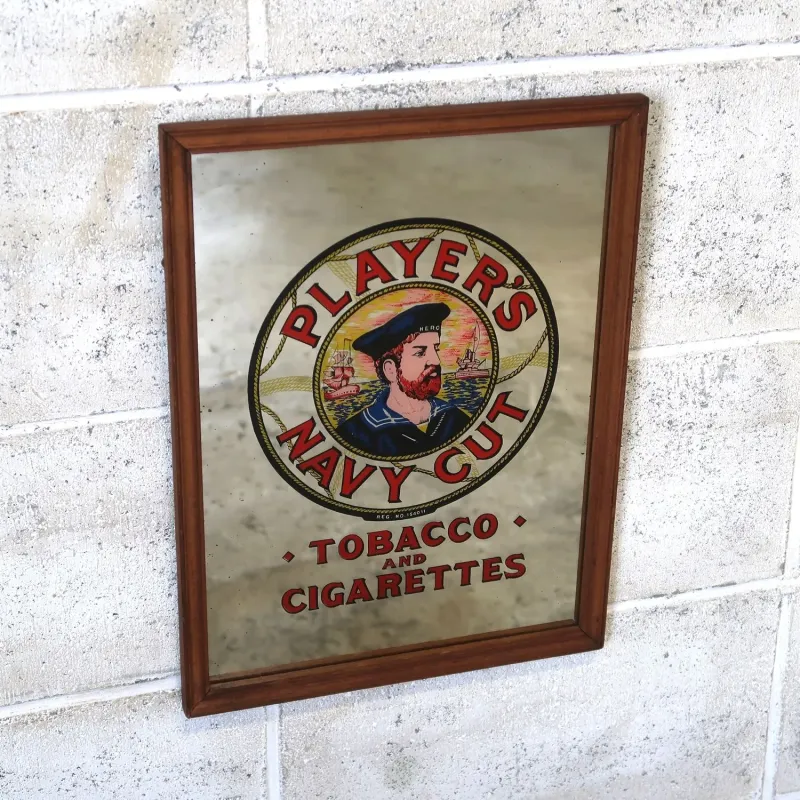 PLAYER'S NAVY CUT ビンテージ パブミラー