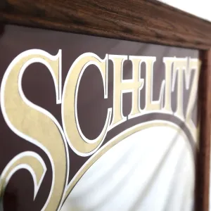 Schlitz ビンテージ パブミラー