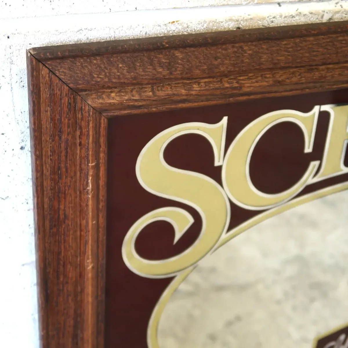 Schlitz ビンテージ パブミラー
