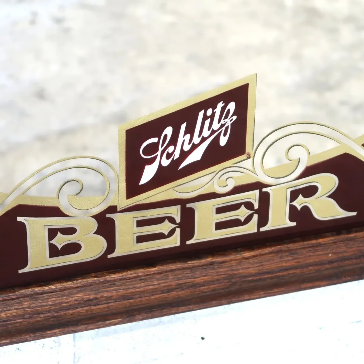 Schlitz ビンテージ パブミラー