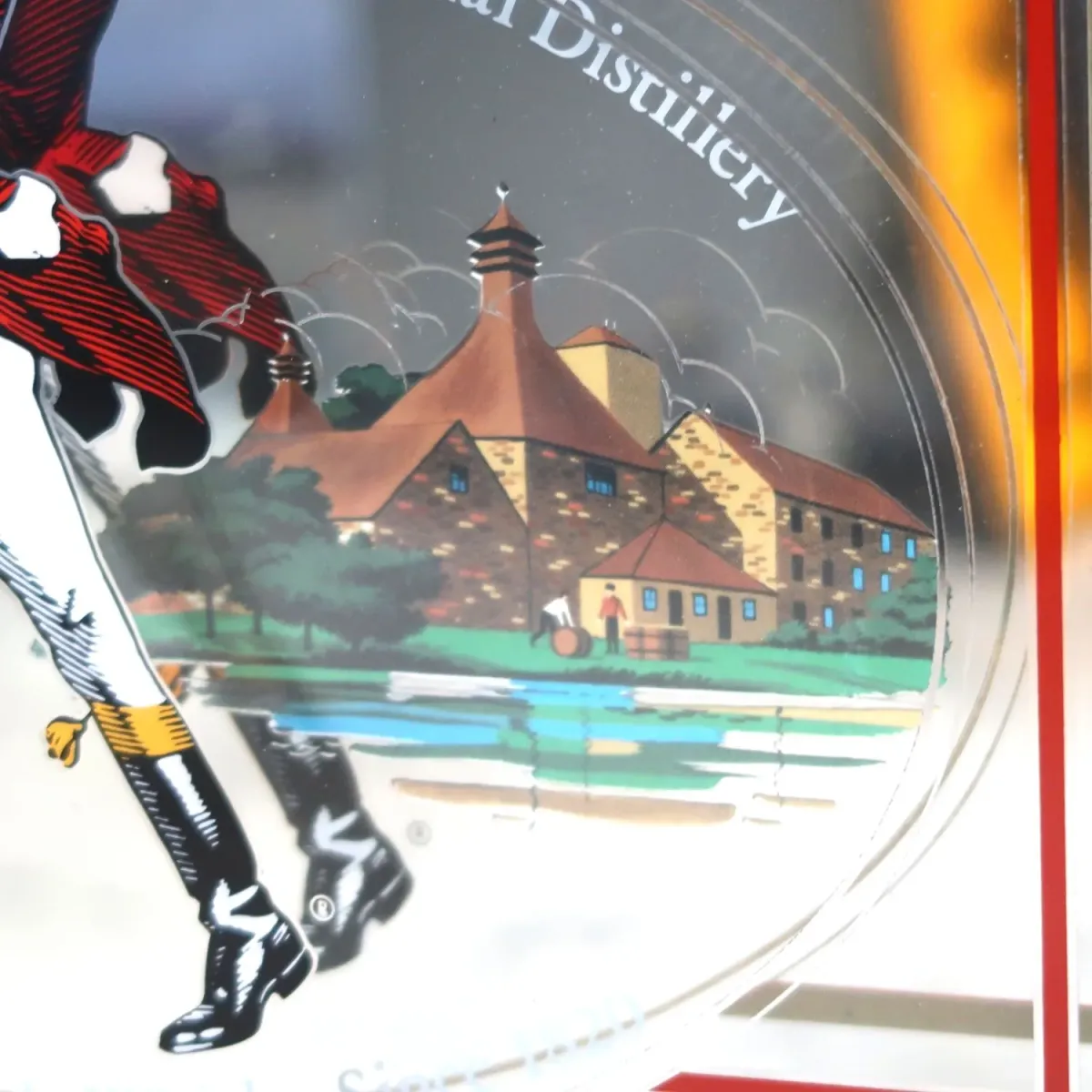 Johnnie Walker Red ビンテージ パブミラー