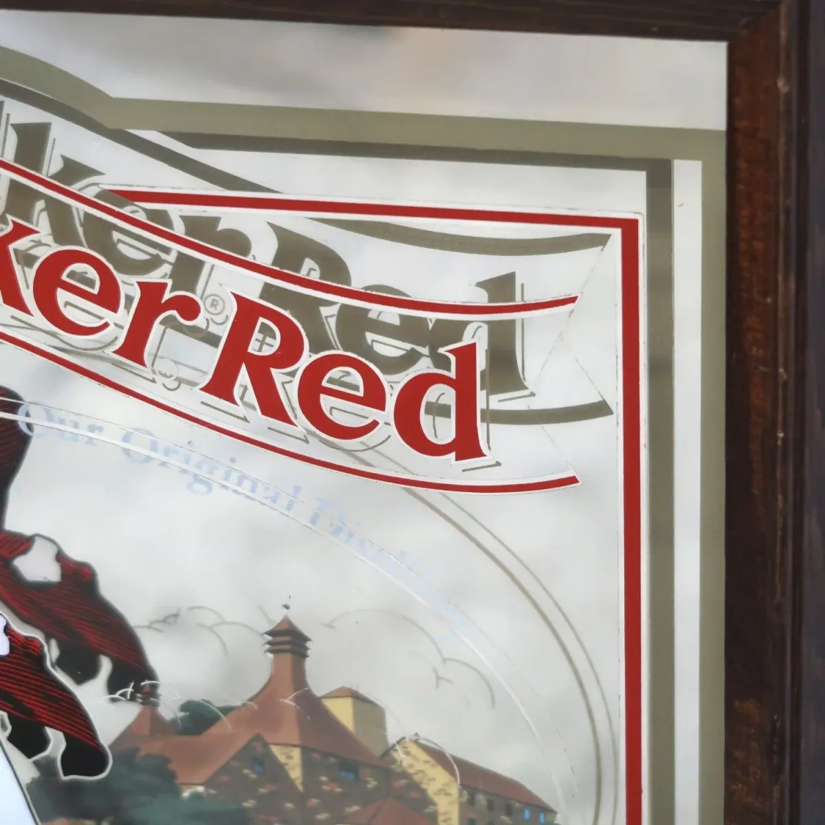 Johnnie Walker Red ビンテージ パブミラー