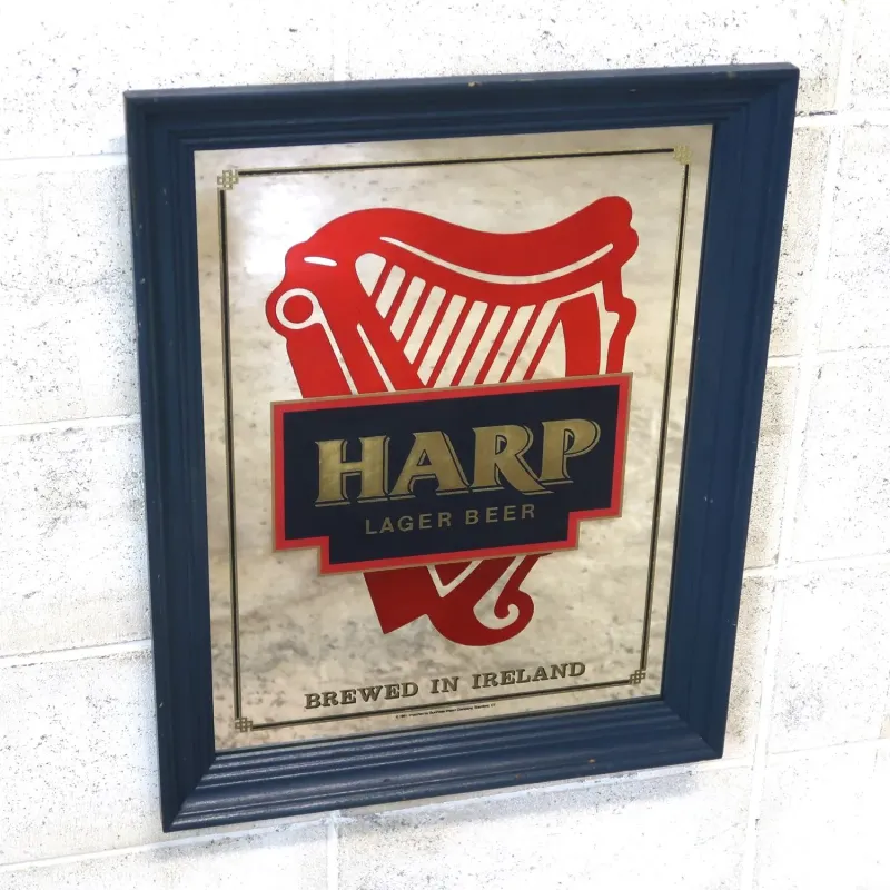 HARP LAGER BEER ビンテージ パブミラー