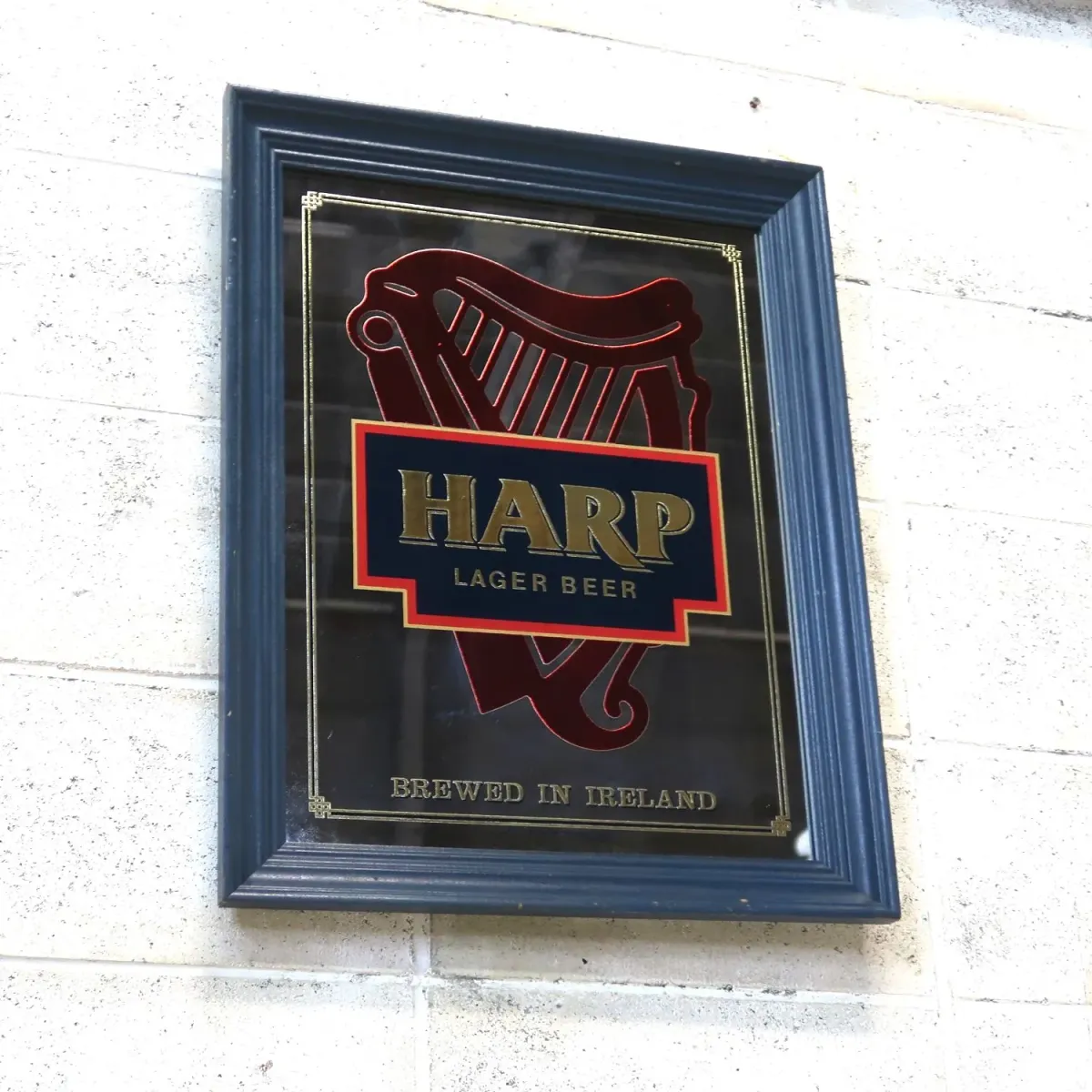 HARP LAGER BEER ビンテージ パブミラー