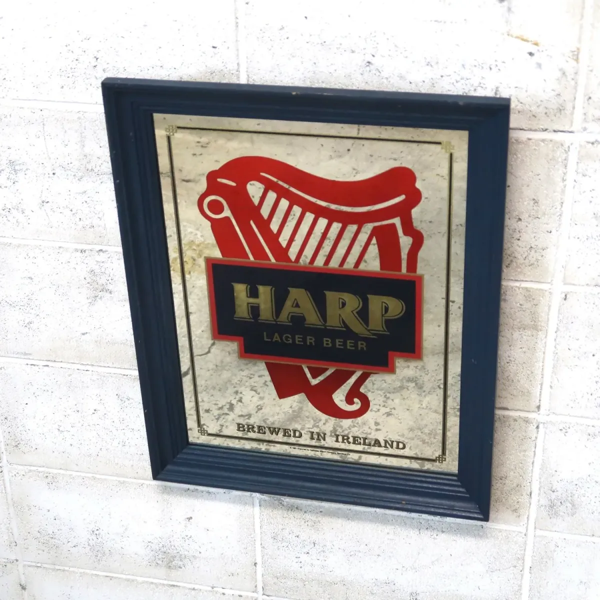 HARP LAGER BEER ビンテージ パブミラー