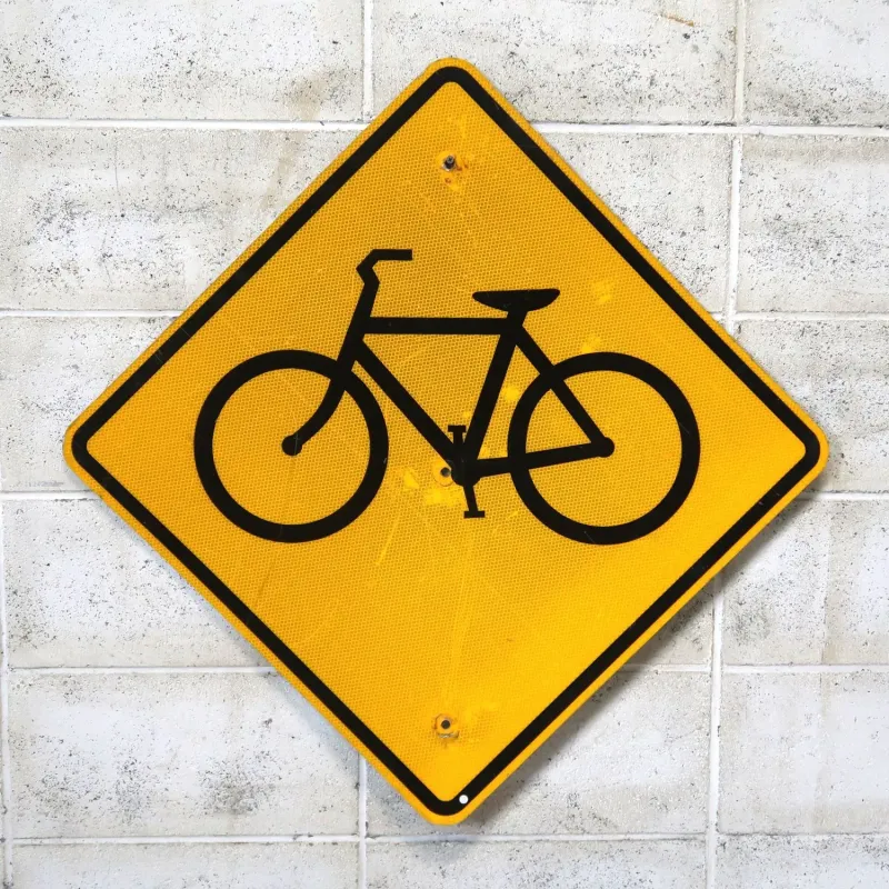 BIKE LANE ロードサイン