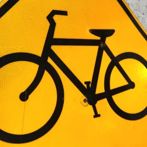 BIKE LANE ロードサイン