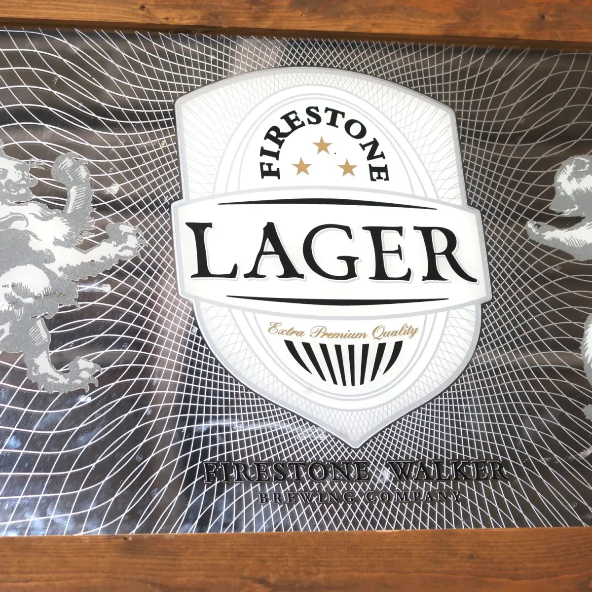 FIRESTONE WALKER ビンテージ パブミラー