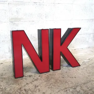 ビンテージ レターサイン N