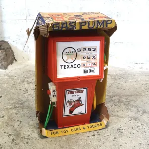 TEXACO ビンテージ ガスポンプトイ Fire Chief ジャンク