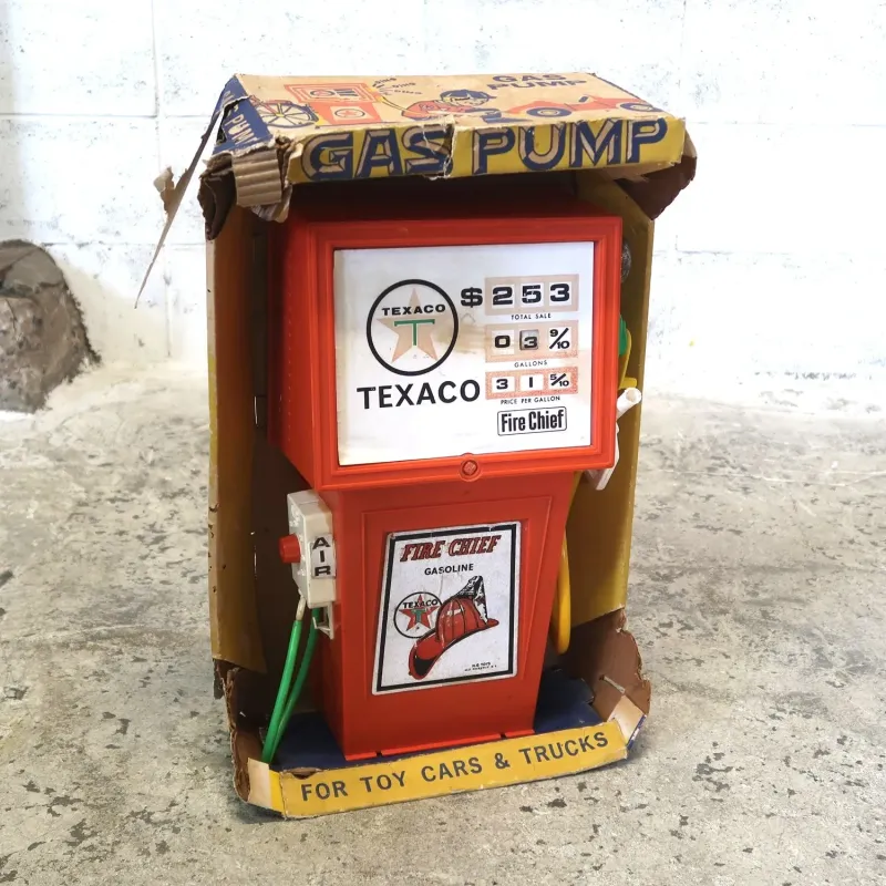 TEXACO ビンテージ ガスポンプトイ Fire Chief ジャンク