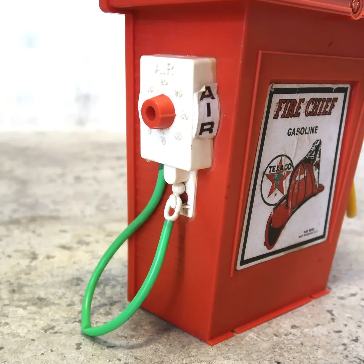 TEXACO ビンテージ ガスポンプトイ Fire Chief ジャンク