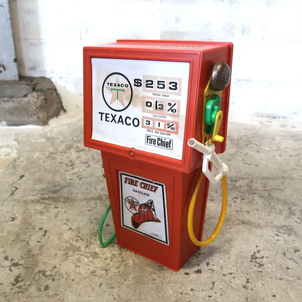 TEXACO ビンテージ ガスポンプトイ Fire Chief ジャンク