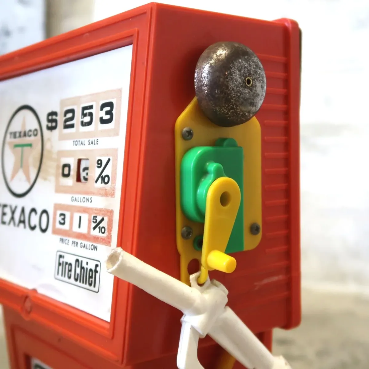 TEXACO ビンテージ ガスポンプトイ Fire Chief ジャンク