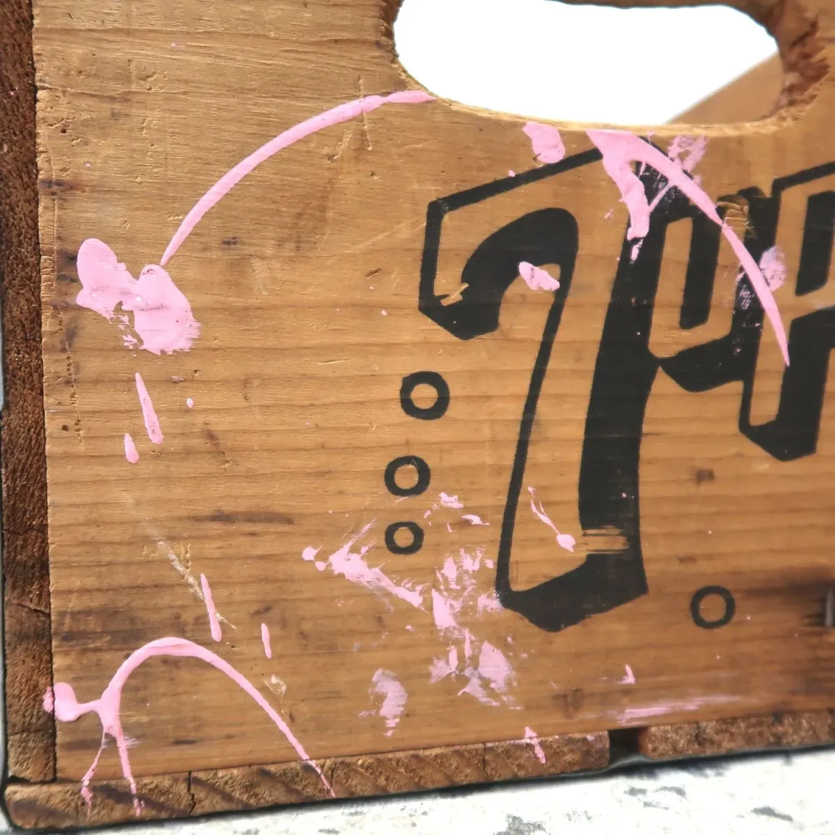 7up ビンテージ ウッドボックス