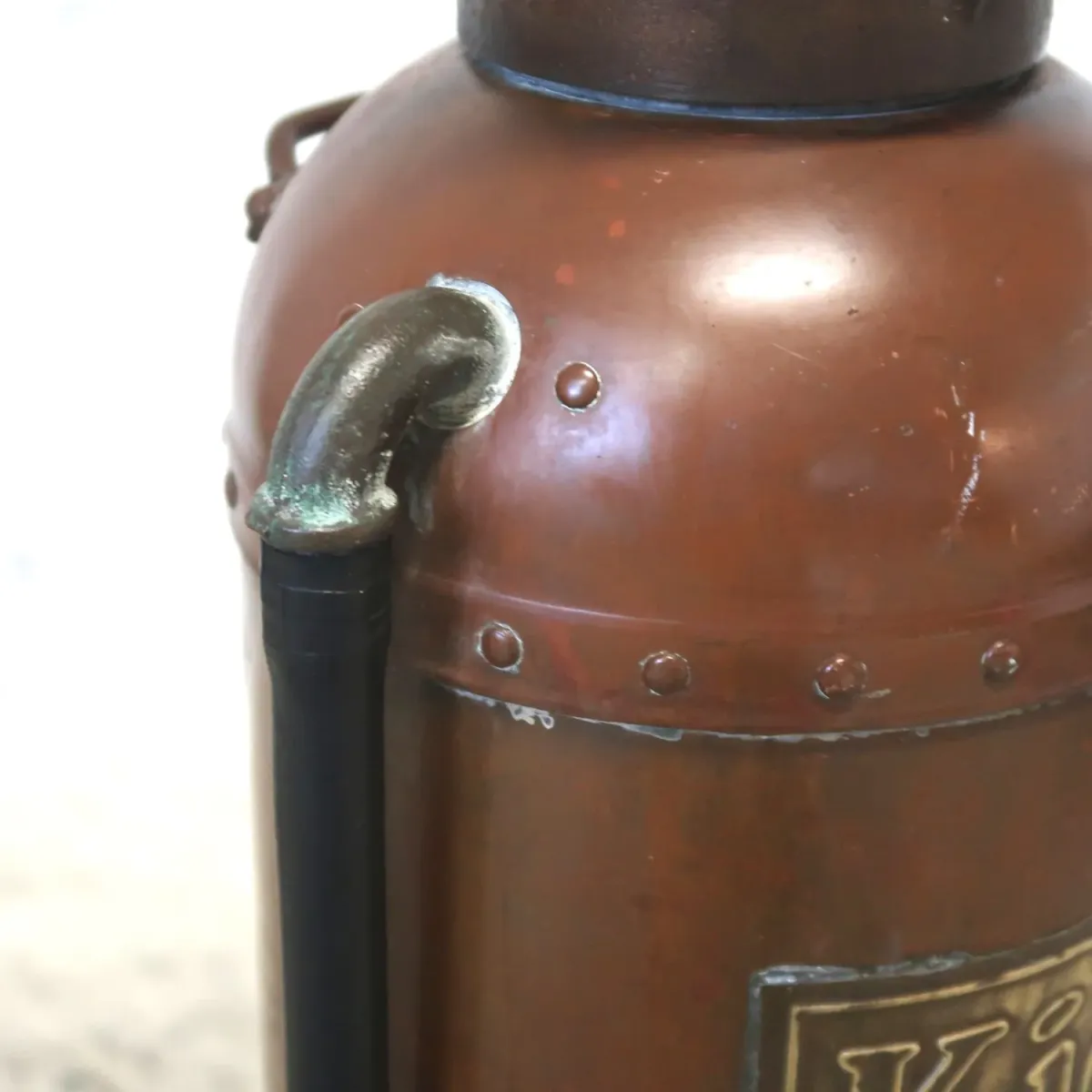 ビンテージ 消火器 銅×真鍮