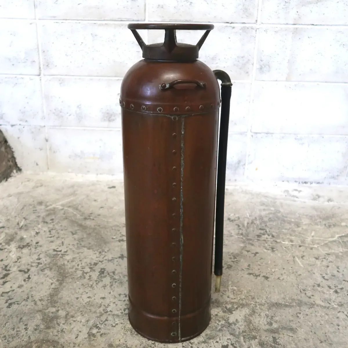 ビンテージ 消火器 銅×真鍮
