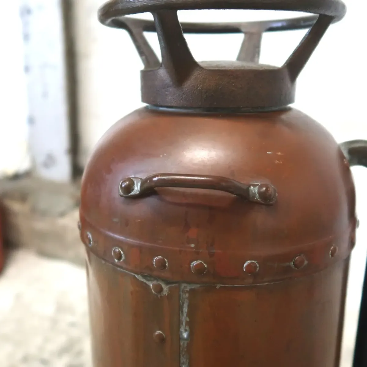 ビンテージ 消火器 銅×真鍮