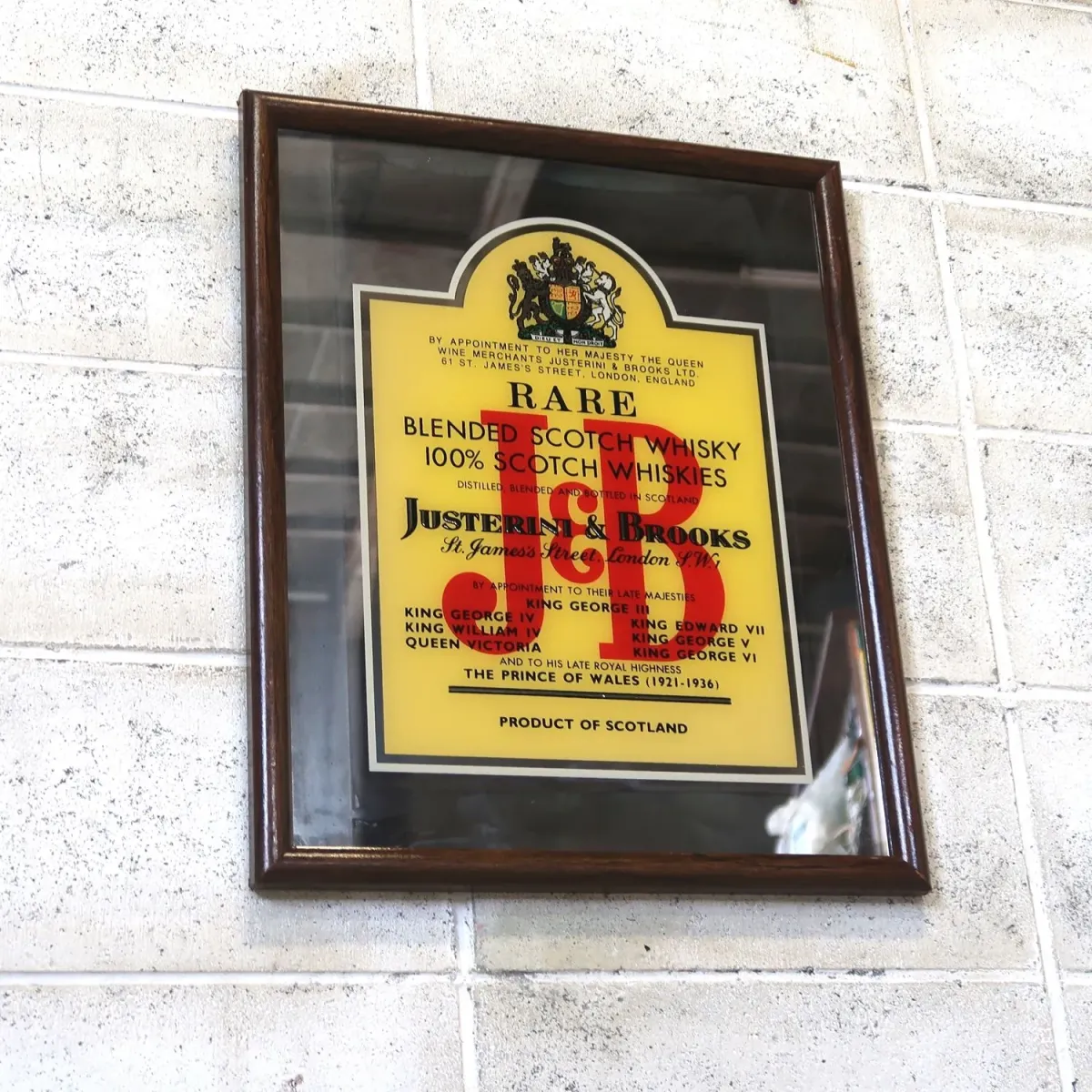J&B ビンテージ パブミラー