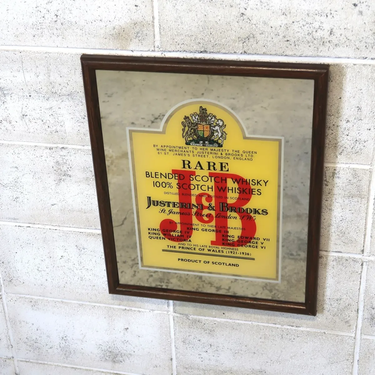 J&B ビンテージ パブミラー