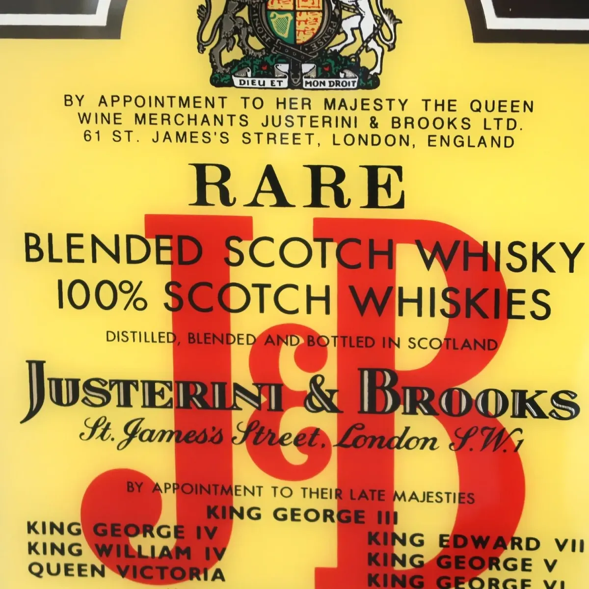 J&B ビンテージ パブミラー