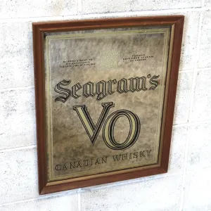 Seagram's VO ビンテージ パブミラー